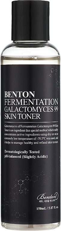 Fermentierter Toner mit Galaktomyceten 99% - Benton Fermentation Galactomyces 99 Skin Toner — Bild N1