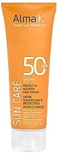 Düfte, Parfümerie und Kosmetik Pflegende Sonnenschutzcreme für das Gesicht - Alma K Sun Care Protect & Nourish Face Cream SPF 50