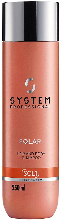 Shampoo für Haar und Körper - System Professional Shampoo Solar Hair And Body Shampoo SOL1 — Bild N1