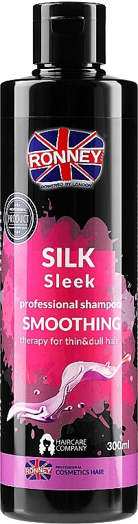 Shampoo mit Seidenproteinen - Ronney Professional Silk Sleek Smoothing Shampoo — Bild N1