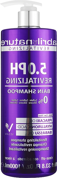 Revitalisierendes Shampoo - Abril et Nature 5.0 PH Revitalizing Bain Shampoo  — Bild N2