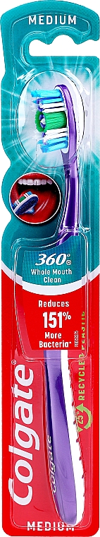 Zahnbürste mittel 360 violett - Colgate — Bild N1