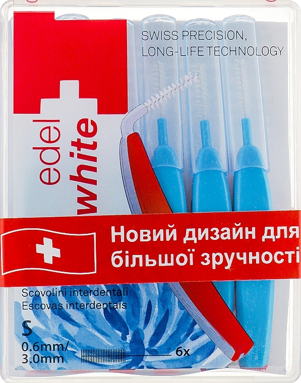 Interdentalzahnbürsten Profi-Line S - Edel+White Dental Space Brushes S