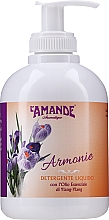 Düfte, Parfümerie und Kosmetik L'Amande Armonie Liquid Cleanser - Flüssige Handseife mit ätherischem Ylang-Ylang-Öl 