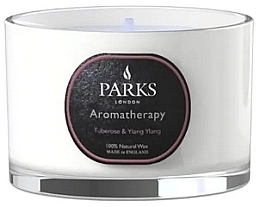 Düfte, Parfümerie und Kosmetik Duftkerze - Parks London Aromatherapy Tuberose & Ylang Ylang Candle