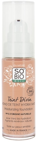 So'Bio Etic Tient Divin Moisturising Foundation - So'Bio Etic Tient Divin Moisturising Foundation — Bild 20 - Rose Beige