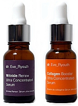 Düfte, Parfümerie und Kosmetik Gesichtspflegeset - Dr. Eve_Ryouth Collagen Plump & Wrinkle Renew Serum Set (Gesichtsserum 2x15ml)