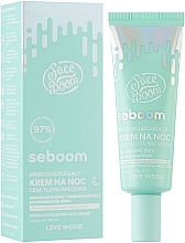 Mikro-Peeling-Nachtcreme für das Gesicht - Bielenda Face Boom Seboom Micro-Exfoliating Night Face Cream — Bild N2