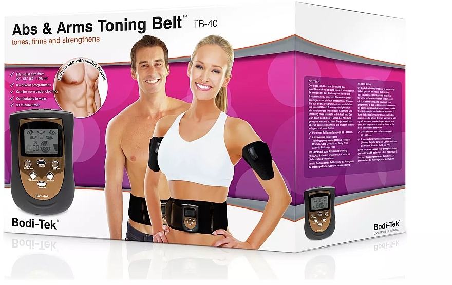 Trainingsgürtel für Presse - Bodi-Tek Ab-Tek Pro Workout Ab and Arm Toning Belt — Bild N4