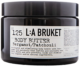 Düfte, Parfümerie und Kosmetik Körperbutter - L:A Bruket No. 125 Bergamot/Patchouli Body Butter