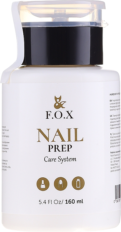 Desinfektions- und Entfettungsmittel für Hände und Nägel - F.O.X Nail Prep — Foto N6