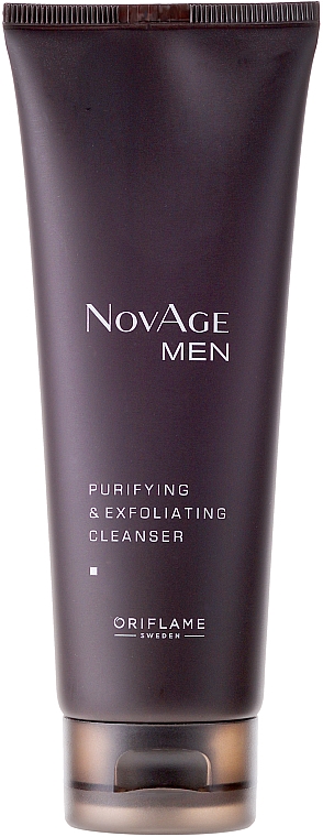 2in1 Gesichtsreinigungsgel-Peeling für Männer - Oriflame NovAge Men Purifying & Exfoliating Cleancer — Bild N1