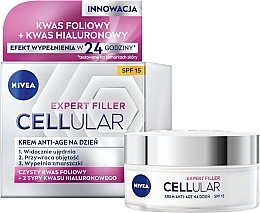 Nivea Cellular Expert Filler Duopack - Set (Gesichtscreme 50ml + Gesichtsserum 30ml) — Bild N2