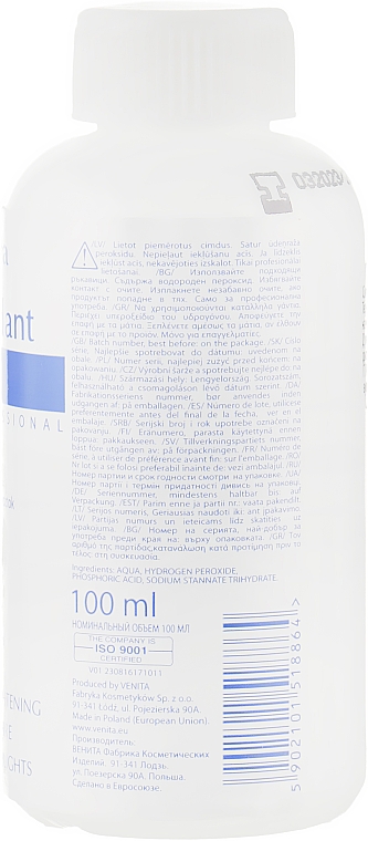 Haaraufheller-Aktivator - Venita Ultra Blond 12% Oxidant — Bild N2