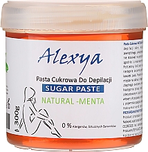Düfte, Parfümerie und Kosmetik Zucker-Enthaarungspaste mit Minzduft - Alexya Sugar Paste Natural Menta