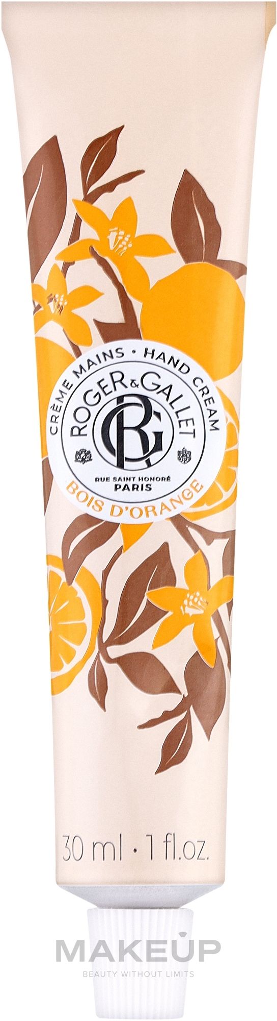 Roger&Gallet Bois D'Orange - Nährende Hand- und Nagelcreme — Bild 30 ml