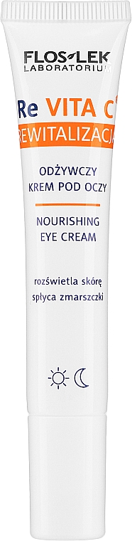 Augencreme mit Vitamin C und Mandelöl - Floslek Revita C Eye Cream 40+ — Foto N1