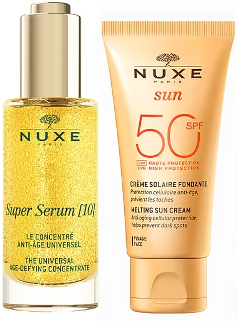 Gesichtspflegeset - Nuxe Anti-Dark Spot And Protection Duo Set (Serum 30ml + Creme 50ml) — Bild N2