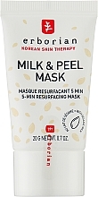 Düfte, Parfümerie und Kosmetik Glättende Peeling-Maske für das Gesicht - Erborian Milk & Peel Mask