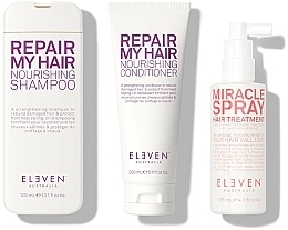 Set - Eleven Australia Repair Holiday Trio (shm/300ml + cond/200ml + h/spray/125ml + bag) — Bild N2