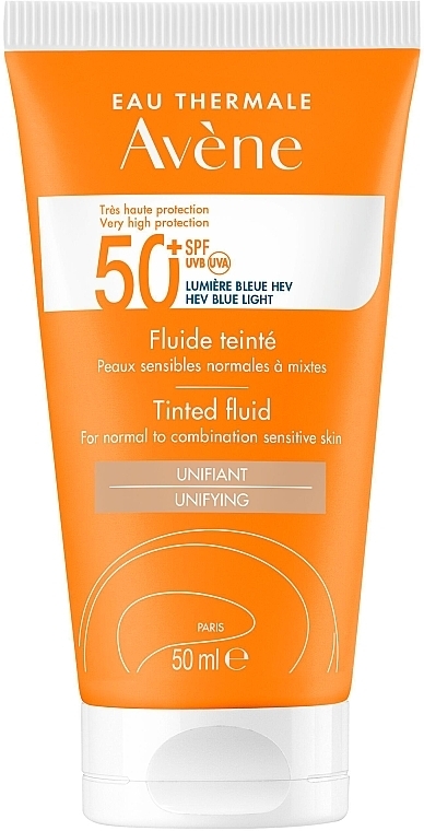 Getöntes Sonnenschutzfluid SPF 50+ - Avene Sun Care Tinted Fluid SPF 50+