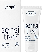 Beruhigende Tagescreme für empfindliche Haut - Ziaja Sensitive Skin Soothing Day Cream — Bild N2