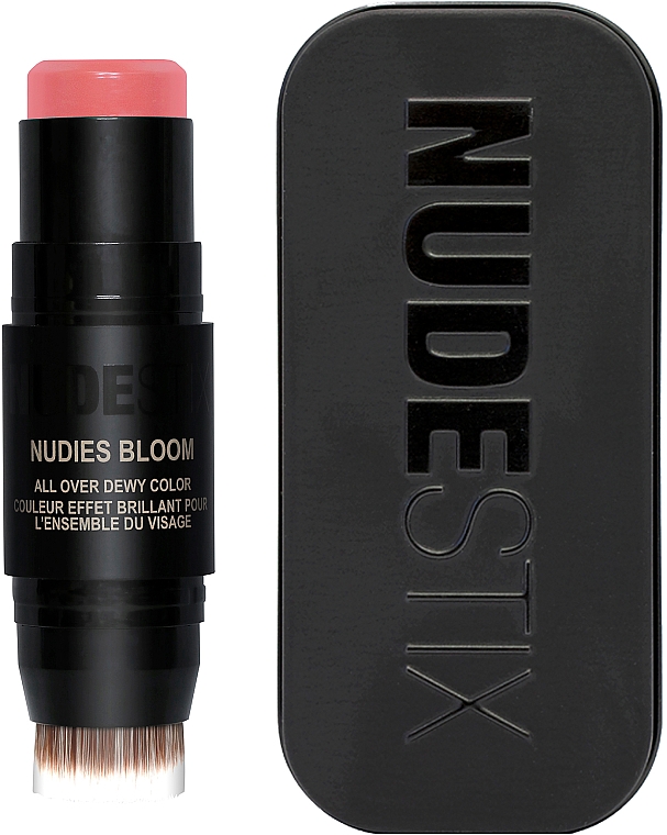 Mehrzweck-Rouge-Stick - Nudestix Nudies Bloom All Over Dewy Color — Bild N1