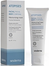 Feuchtigkeitsspendende und beruhigende Gesichts- und Körpercreme für atopische Haut - SesDerma Laboratories Atopises Moisturizing Cream — Bild N1