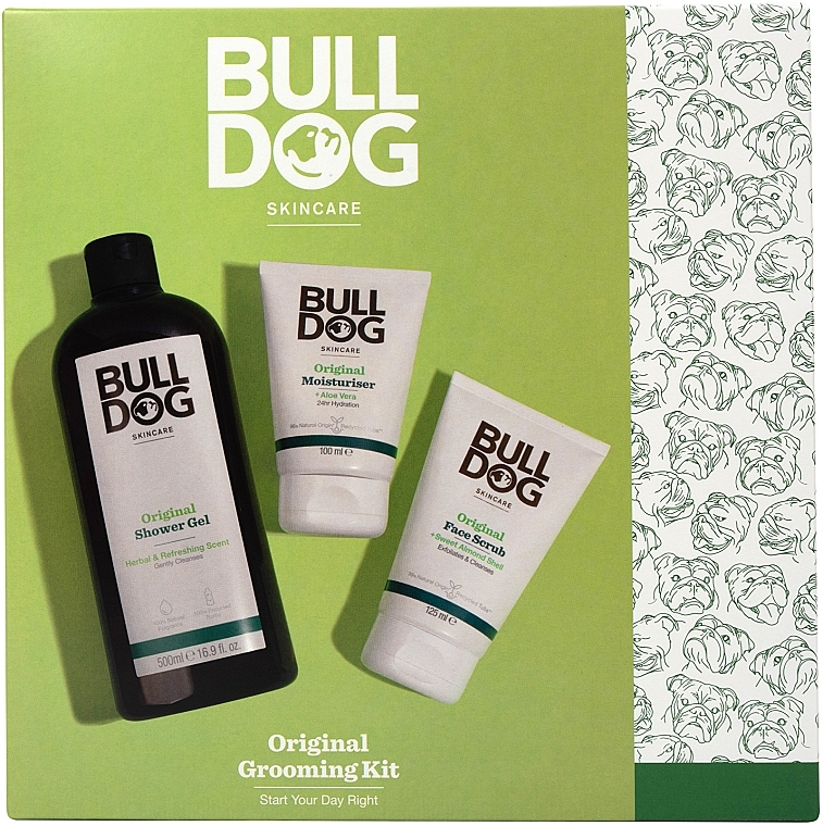 Set - Bulldog Skincare Original Grooming Kit (sh/gel/500ml + f/cr/100ml + f/scr/125ml) — Bild N1