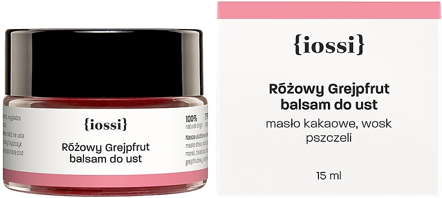 Lippenbalsam Pink Grapefruit - Iossi Lip Balm Pink Grapefruit — Bild N2