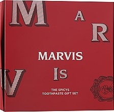 Düfte, Parfümerie und Kosmetik Zahnpasta-Set The Spicys Gift Set - Marvis (Zahnpasta 2x10ml + Zahnbürste 85ml)