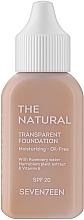 Foundation-Creme mit natürlicher Deckkraft - Seventeen The Natural Transparent Foundation — Bild N1