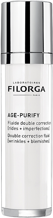 Korrigierendes Gesichtsfluid gegen Falten und Unebenheiten - Filorga Age Purify Double Correction Fluid — Bild N1