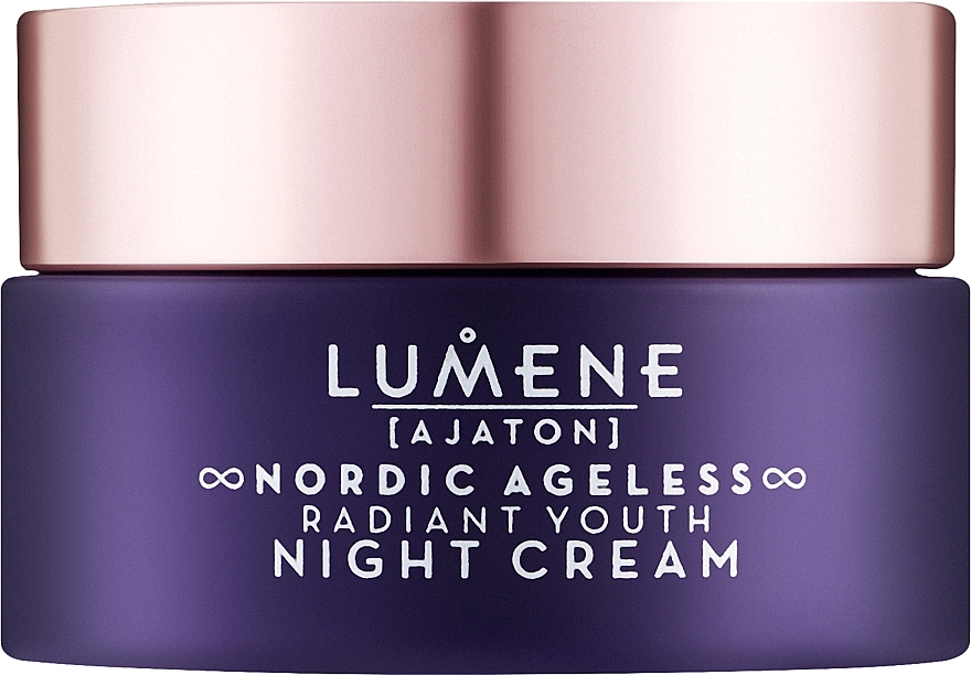 Pflegende Nachtcreme mit Kupferpeptiden - Lumene Nordic Ageless [Ajaton] Radiant Youth Night Cream — Bild N1