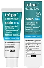 Feuchtigkeitsspendendes Creme-Gel für das Gesicht - Tolpa Dermo Face Sebio BHL — Bild N1