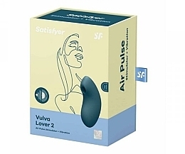 Vakuum-Klitoris-Stimulator türkis - Satisfyer Air Pulse Vulva Lover 2 Stimulator + Vibration  — Bild N1