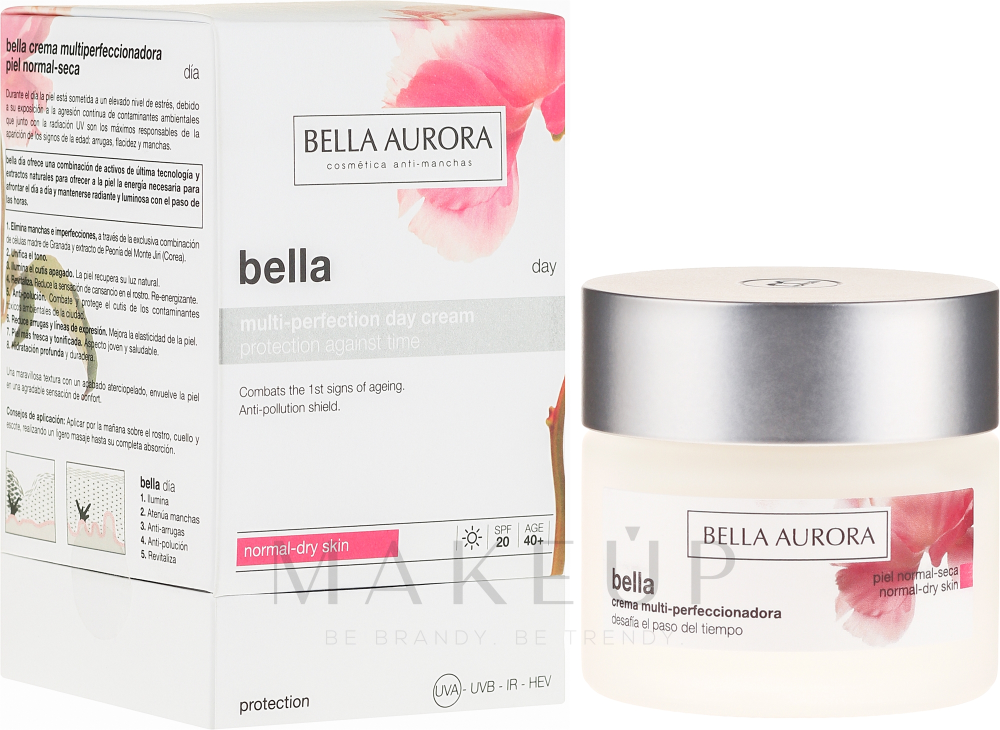 Revitalisierende Anti-Aging-Gesichtscreme - Bella Aurora Multi-Perfection Day Cream Dry Skin — Bild 50 ml