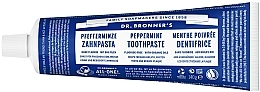 Aufhellende Zahnpasta mit Minze ohne Fluorid - Dr. Bronner’s Peppermint Tootpaste — Bild N1