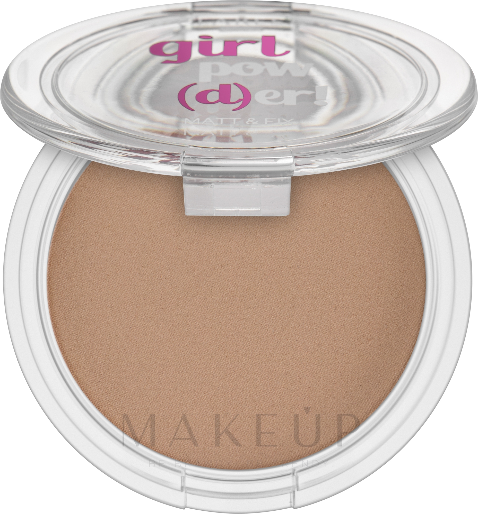 Gepresster Gesichtspuder - Claresa Pressed Powder Girl Pow (D) er! — Bild 01 - Translucent