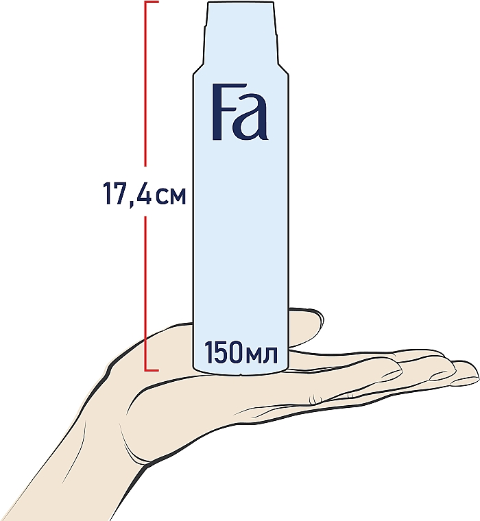 Deospray Antitranspirant - Fa Men Xtreme Invisible Deodorant Spray — Bild N3
