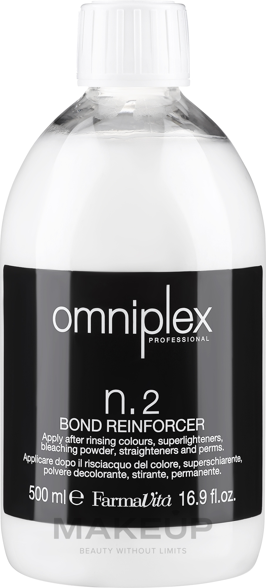 Fixiermittel für das Haar - FarmaVita Omniplex N.2 Bond Reinforcer — Bild 500 ml