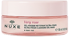 Düfte, Parfümerie und Kosmetik Reinigende und ultra-frische Gel-Gesichtsmaske - Nuxe Very Rose Ultra-Fresh Cleansing Gel Mask