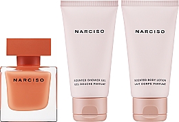 Narciso Rodriguez Narciso Ambree - Duftset (Eau de Parfum 50ml + Körperlotion 50ml + Duschgel 50ml) — Bild N2