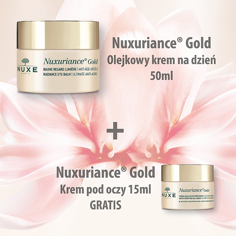 Gesichtspflegeset - Nuxe Nuxuriance Gold (Anti-Aging Creme 50ml + Augencreme 15ml) — Bild N3