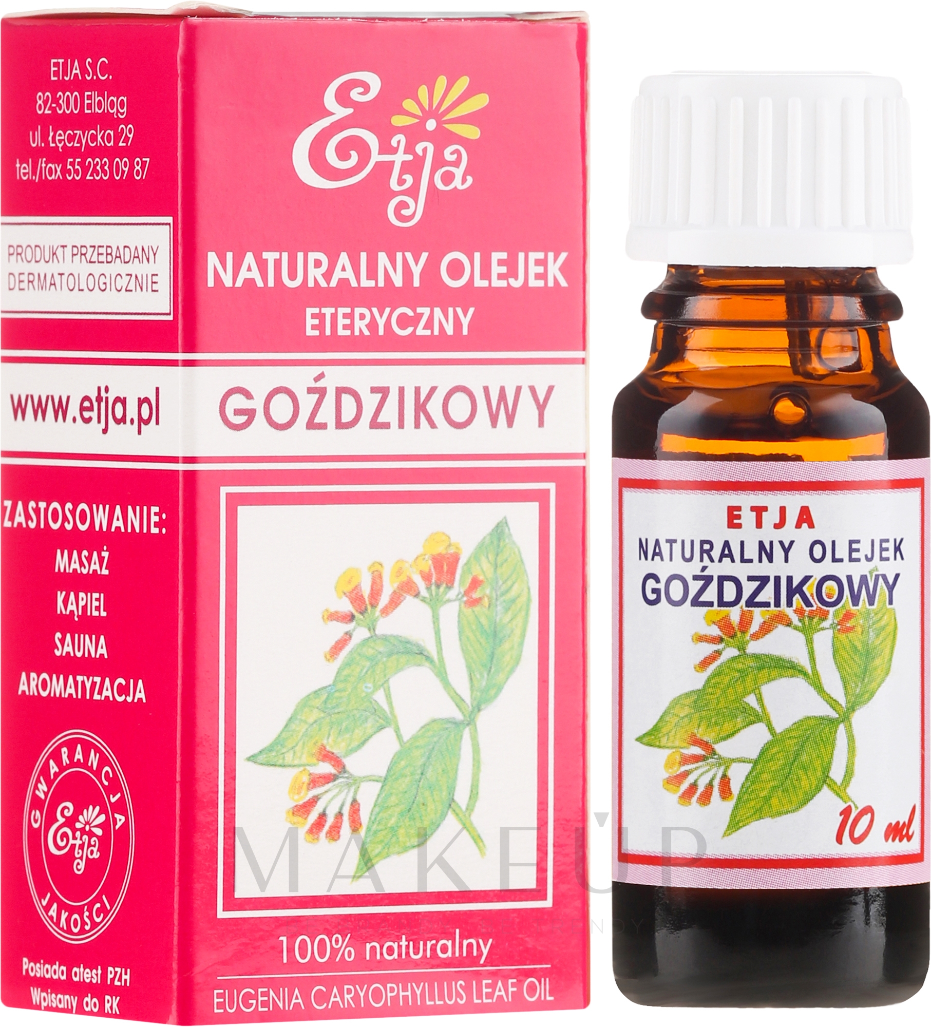 100% natürliches ätherisches Nelkenöl - Etja Natural Essential Oil — Bild 10 ml