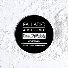 Mattierendes Puder - Palladio 4 Ever+Ever Mattifying Loose Setting Powder — Bild N4
