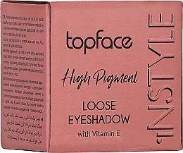 Düfte, Parfümerie und Kosmetik Loser hochpigmentierter Lidschatten - TopFace Instyle High Pigment Loose Eyeshadow