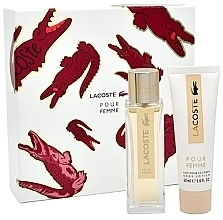 Düfte, Parfümerie und Kosmetik Lacoste Pour Femme - Duftset (Eau de Parfum 50ml + Körperlotion 50ml)