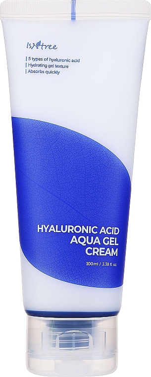 Erfrischende und feuchtigkeitsspendende Gesichtsgel-Creme mit Hyaluronsäure - Isntree Hyaluronic Acid Aqua Gel Cream — Bild N1