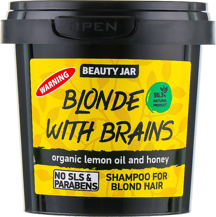 Shampoo für blondes Haar Blond With Brains - Beauty Jar Shampoo For Blond Hair
